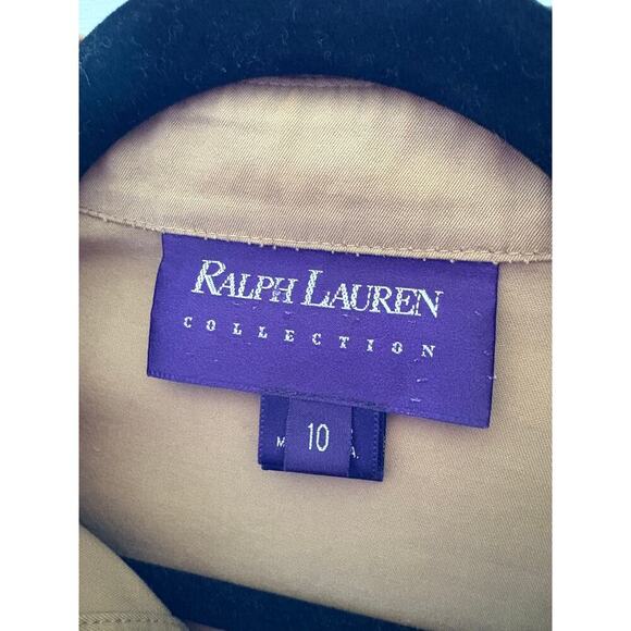 Ralph Lauren Collection Vintage 1994 Runway Utility Field Safari Jacket 10 Tan M - Picture 5 of 16